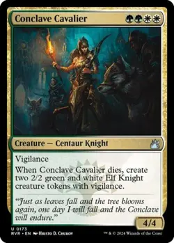 Conclave Cavalier - RARE MTG - Light Play - Image 1