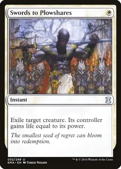 ~1x Swords to Plowshares x1 ~NM~ EMA Magic the Gathering MtG~ - Image 1