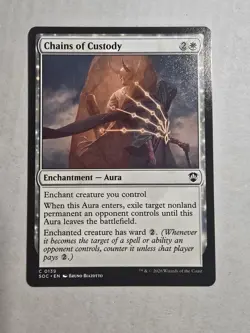 Chains of Custody Commander: Secrets of Strixhaven Regular - Image 1