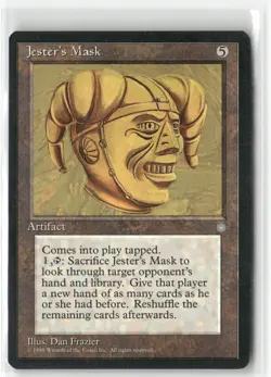 Jester's Mask 300 Rare Ice Age Magic: The Gathering Near Mint - Image 1