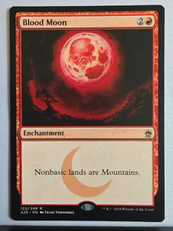 Blood Moon, Masters 25 Regular, MTG, NM - Image 1