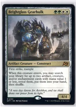 Brightglass Gearhulk FIC 191 Magic: The Gathering Mythic NM - Image 1