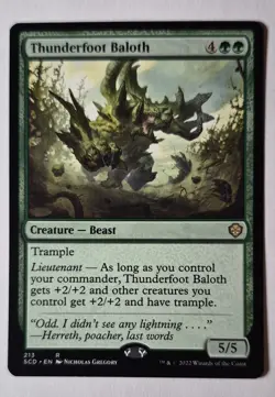 Thunderfoot Baloth Starter Commander Decks Regular - Image 1