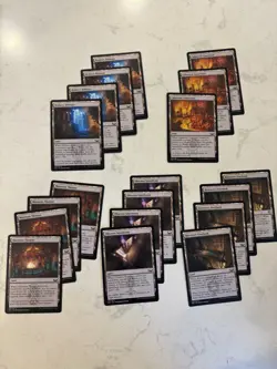 Magic the Gathering MTG Tri Fetch Lands Triomes Set Of 19 - Image 1