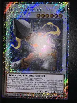 Yugioh! Drill Warrior - RA03-EN232 - Platinum Secret Rare - 1st Edition Near Min - Image 1