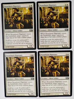 Stonehorn Dignitary x4 MTG, Magic 2011, Regular, LP - Image 1