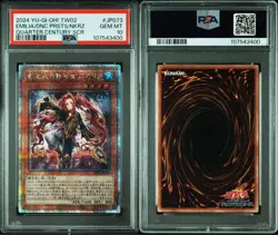 YuGiOh PSA10 Dance Princess of the Nekroz Emilia 25th Secret Rare QCR Japan - Image 3