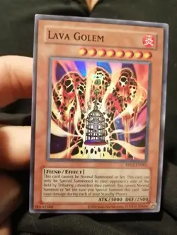 Yugioh Lava Golem RP02-EN082 Super Rare American NM - Image 1