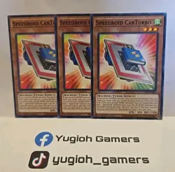 YUGIOH SPEEDROID CARTURBO X3 LED8 COMMON LIGHT PLAYED - Image 1