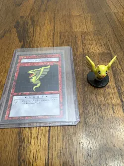 Yugioh! Dungeon Dice Monsters DDM Japanese Petit Dragon and Card - Image 1