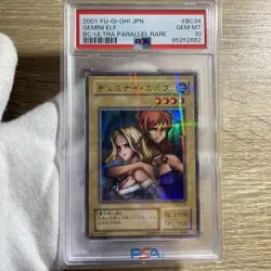 YuGiOh PSA10 Gemini Elf BC-34 Ultra Parallel Rare 2nd Series 1 of 24 - Image 1