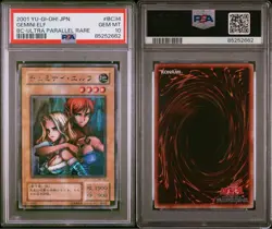 YuGiOh PSA10 Gemini Elf BC-34 Ultra Parallel Rare 2nd Series 1 of 24 - Image 5