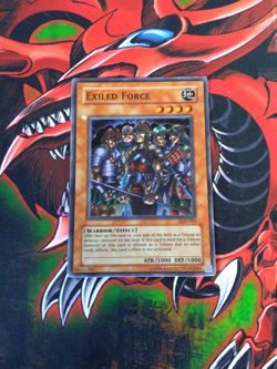 Exiled Force - LOD-023 - Super Rare - Unlimited Edition Yugioh Damaged - Image 1