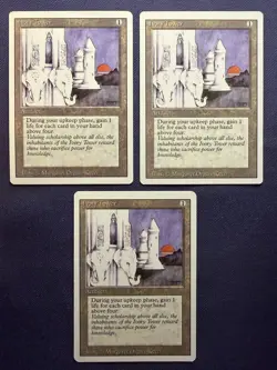 Ivory Tower - 1994 Magic the Gathering MTG Revised LOT of 3 - Free Shipping! - Image 1