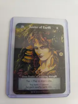 Avatar of Earth FOIL - Sorcery Contested Realm - Alpha Edition - Image 1