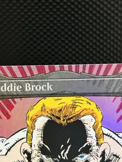 Marvel MTG SPM Eddie Brock Borderless Foil Art Mythic 0233 EN NM - Image 4