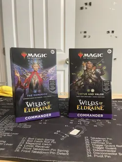 Mtg Wilds Of Eldraine Commander Deck Set Of 2 - Image 1