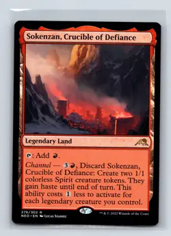 Kamigawa: Neon Dynasty #276 Sokenzan, Crucible of Defiance - Image 1