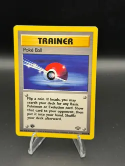 Poke Ball 64/64 Common Jungle Pokemon 1st Edition Heavily Played - Image 1