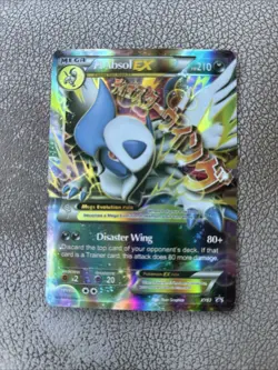 Pokemon M Absol EX XY63 Mega Promo Holo XY 210 HP English TCG Card - Image 1