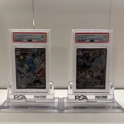 2024 POKEMON SFA BLACK STAR PROMO KINGDRA EX #131 GRENINJA EX #132 PSA9 SEQ SET - Image 1