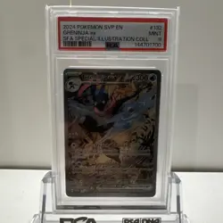 2024 POKEMON SFA BLACK STAR PROMO KINGDRA EX #131 GRENINJA EX #132 PSA9 SEQ SET - Image 5