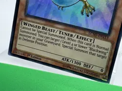 Yugioh Blackwing - Blizzard The Far North LC5D-EN113 Ultra Rare 1st Ed NM - Image 2