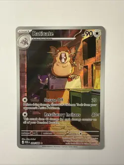 Raticate 099/088 Illustration Rare 2026 Pokemon Perfect Order Full Art Card NM+ - Image 1