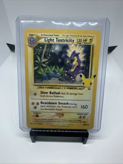 Pokemon TCG Light Toxtricity SWSH137 Celebrations Black Star Promo Holo - Image 1