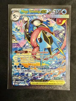 Mega Greninja ex 116/086 Me04: Chaos Rising SIR - PACK FRESH - Image 1