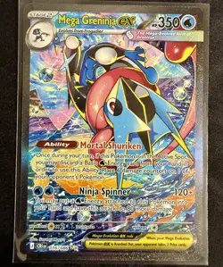 Mega Greninja ex 116/086 Me04: Chaos Rising SIR - PACK FRESH - Image 2