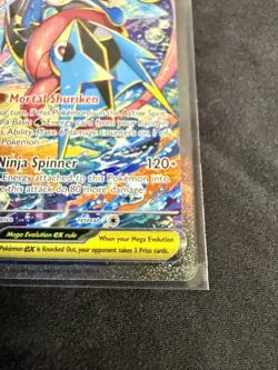 Mega Greninja ex 116/086 Me04: Chaos Rising SIR - PACK FRESH - Image 4