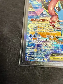 Mega Greninja ex 116/086 Me04: Chaos Rising SIR - PACK FRESH - Image 5
