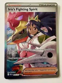 Iris's Fighting Spirit 292/217 Ascended Heroes Pokemon NM - Image 2