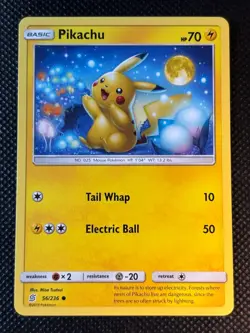 Pokemon Pikachu - 56/236 - Common NM-Mint Unified Minds - Image 1