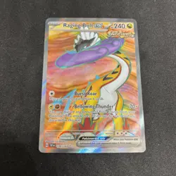 Pokemon Raging Bolt ex 196/162 SV05: Temporal Forces Full Art Ultra Rare Holo - Image 1