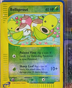 Pokemon Bellsprout Aquapolis Reverse Holo Common Basic 068/147 40 HP English - Image 1