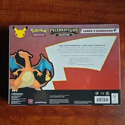 Pokemon Company TCG Celebrations Collection Lance's Charizard V Promo Box sealed - Image 2