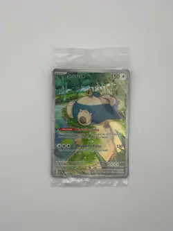 Pokemon TCG Snorlax SVP 051 Illustration Rare 151 Promo Sealed - Image 1