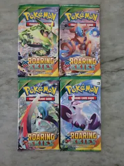 Pokemon XY Roaring Skies Booster Pack Art Set. - Image 1