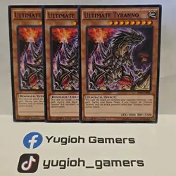 YUGIOH ULTIMATE TYRANNO X3 SR04 COMMON LIGHT PLAYED - Image 1