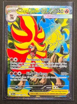 Pokemon Mega Evolution: Chaos Rising Mega Pyroar EX Full Art 099/086 - Image 1