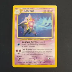 Pokemon TCG Starmie 25/64 Neo Revelation Regular Unlimited LP - Image 1