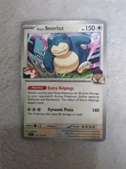 Pokemon TCG Hop's Snorlax 117/159 - Play! Prize Pack Series - Non-Holo - Image 1