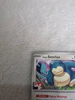 Pokemon TCG Hop's Snorlax 117/159 - Play! Prize Pack Series - Non-Holo - Image 2
