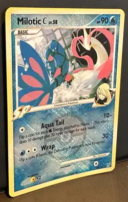 Milotic C 35/147 Rare Supreme Victors Pokemon Reverse Cross Hatch Holo NM - Image 1