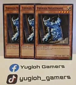 YUGIOH THEBAN NIGHTMARE X3 COMMON YS15 LIGHT PLAYED - Image 1