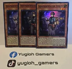 YUGIOH ADAMANCIPATOR SEEKER X3 SUPER MP21 LIGHT PLAYED - Image 1