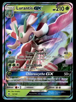 Pokemon TCG SM Base Set #15/149 Lurantis GX DMG - Image 1