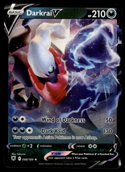 Pokemon TCG Astral Radiance #098/189 Darkrai V NM - Image 1